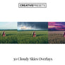 Cloudy Sky Overlays - Photoshop Overlays - CreativePresets.com