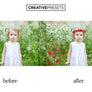 Wild Poppies Leaves Overlays - Photoshop Overlays - CreativePresets.com
