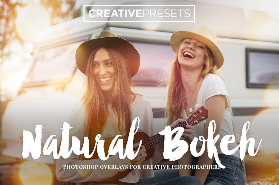 Natural Bokeh Overlays - Photoshop Overlays - CreativePresets.com