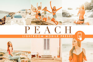 Peach - Lightroom Mobile preset - Lightroom Presets - CreativePresets.com