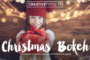 Christmas Bokeh Overlays - Photoshop Overlays - CreativePresets.com