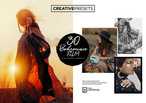 30 Bohemian Film Presets - Lightroom Presets - CreativePresets.com